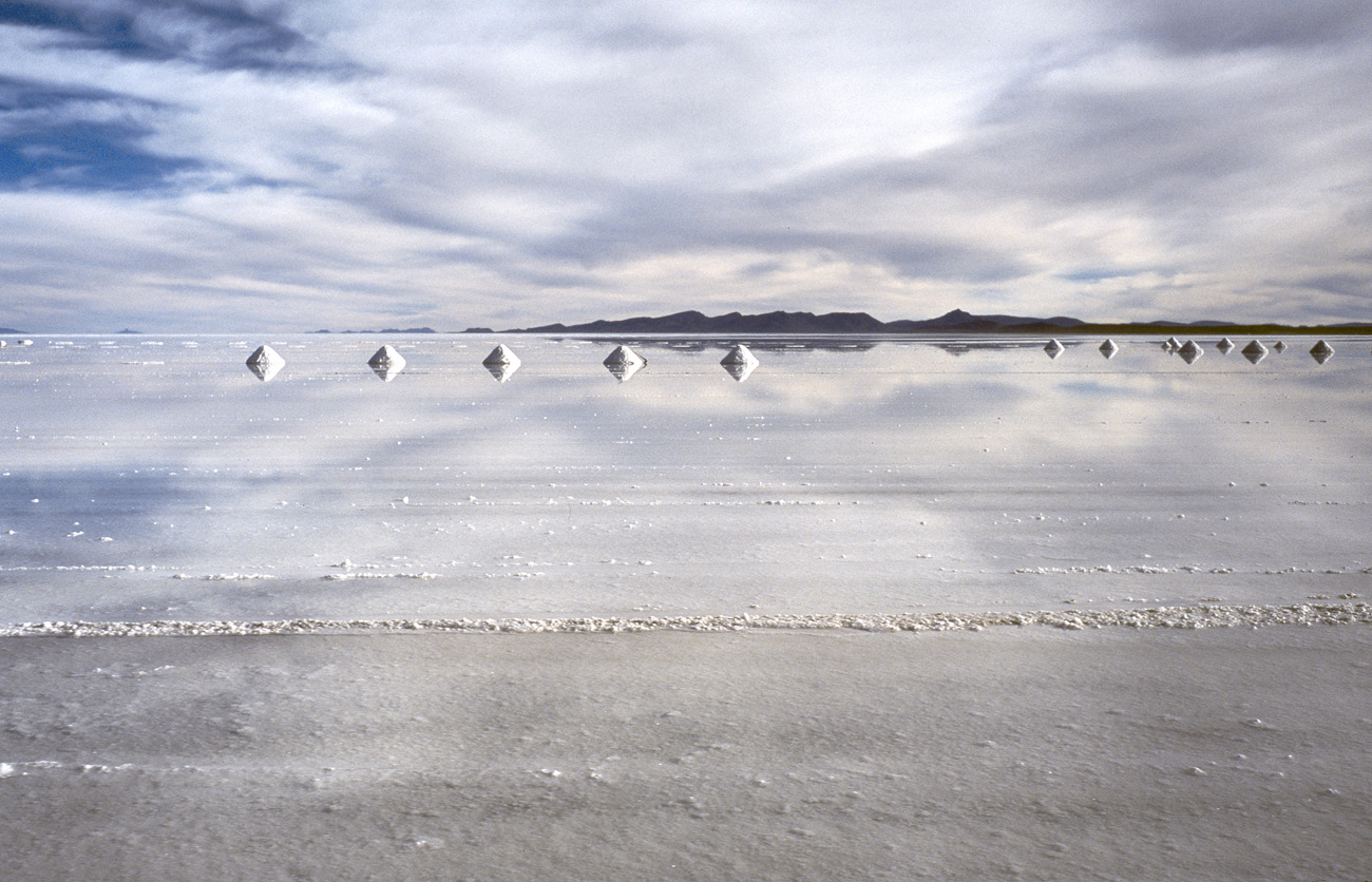 chi_4_23 salar.jpg - Uyuni salar d'Uyuni le matin sur le salar d'Uyuni inondé